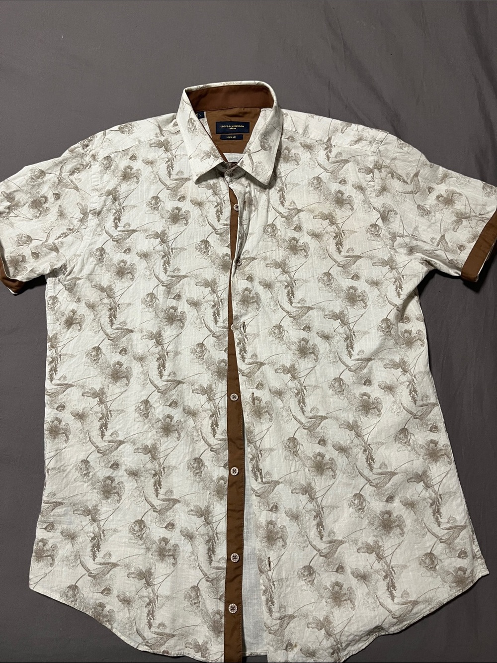 Lloyd & Jefferson Linen Mix Button Up Shirt ☀️